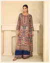 Ehsaas By Sayuri Viscose Silk Readymade Plazzo Suits
